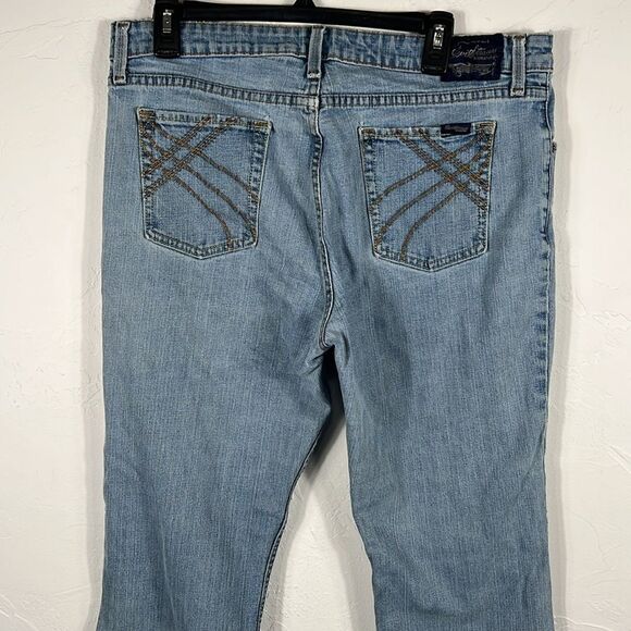 🔥Vintage LEVI STRAUSS SIGNATURE COLLECTION Low Rise Flare JEANS Women -Junior 1 - Picture 2 of 13